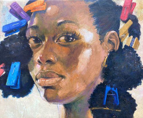 Afro-Puffs With Pegs